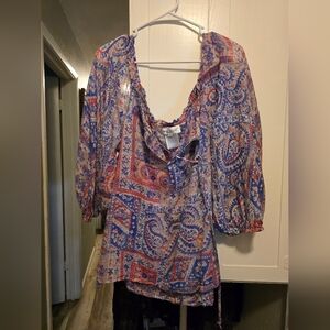 Paul & Joe Multicolor Paisley Blouse